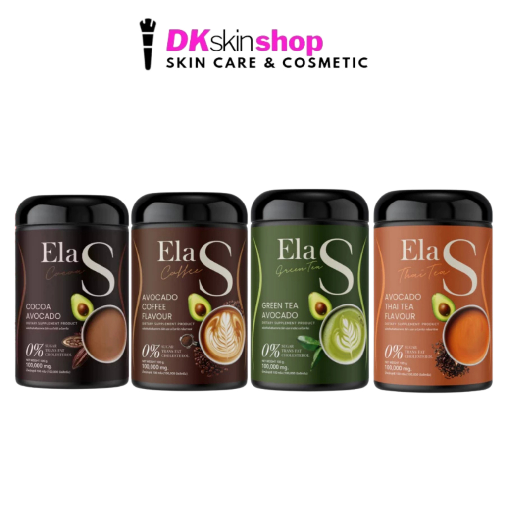อีล่า เอส แพ็คเกจใหม่ ผลิตภัณฑ์เสริมอาหาร Ela S Dietary Supplement Product (ปริมาณ 100g.) มีให้เลือก 4 รสชาติ