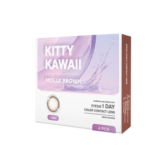Kitty Kawaii 1Day Contact Lens : Oneday คอนแทคเลนส์รายวัน รุ่น Molly Gray