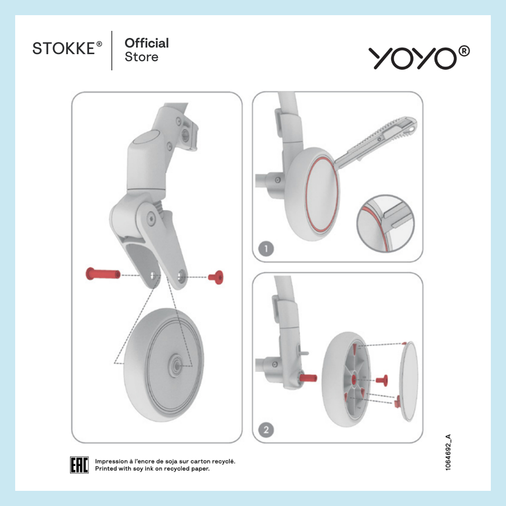Stokke® YOYO Wheel Pack รูปที่ 3