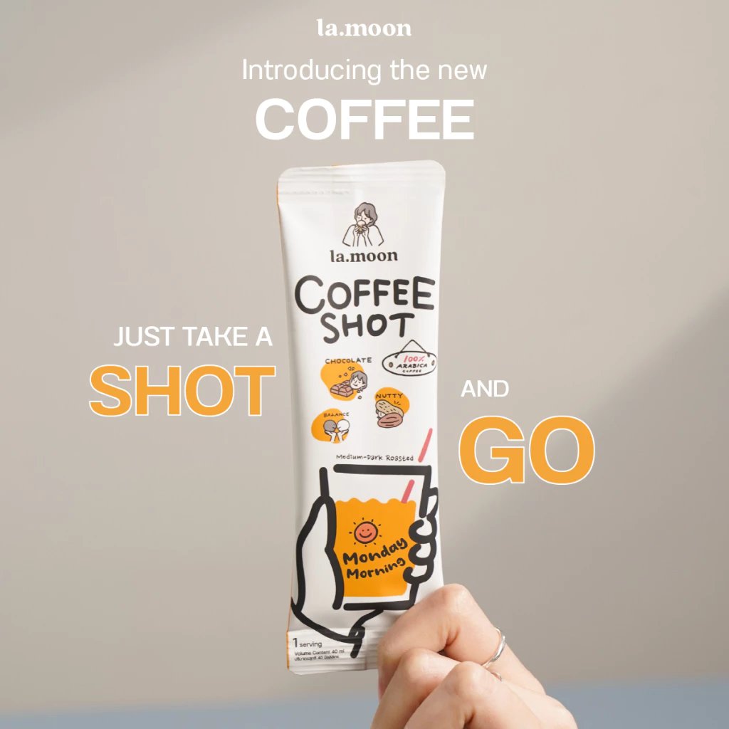 la.moon Coffee Shot กาแฟช็อตเข้มข้น พร้อมชง