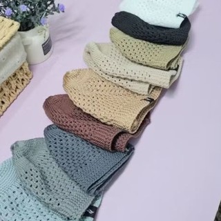 หมวกถักมุสลิม เด็ก-ผู้ใหญ่ 9 สี นำเข้าจากอินโด