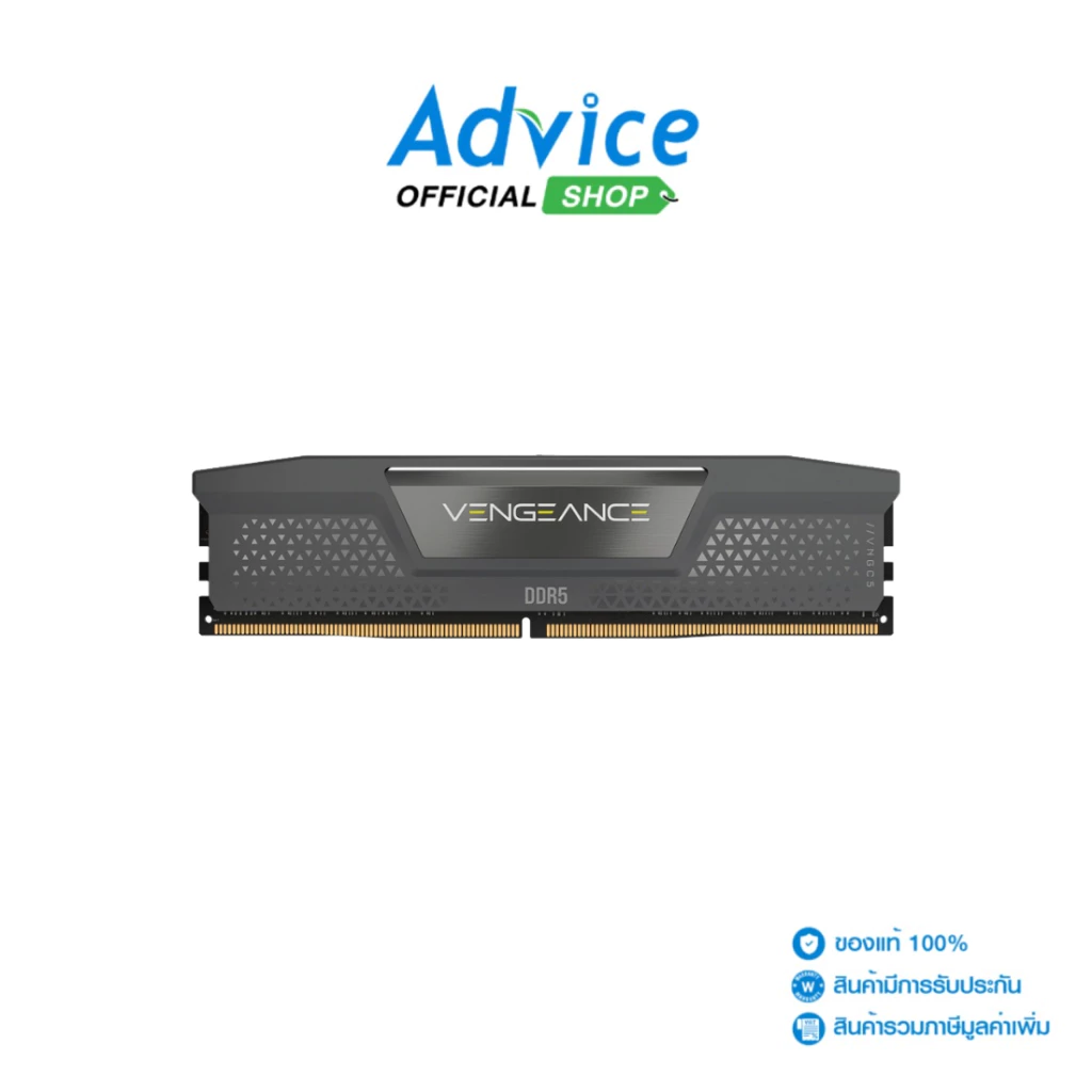 CORSAIR RAM DDR5(6000) 16GB VENGEANCE GREY (CMK16GX5M1E6000Z36) - A0179344