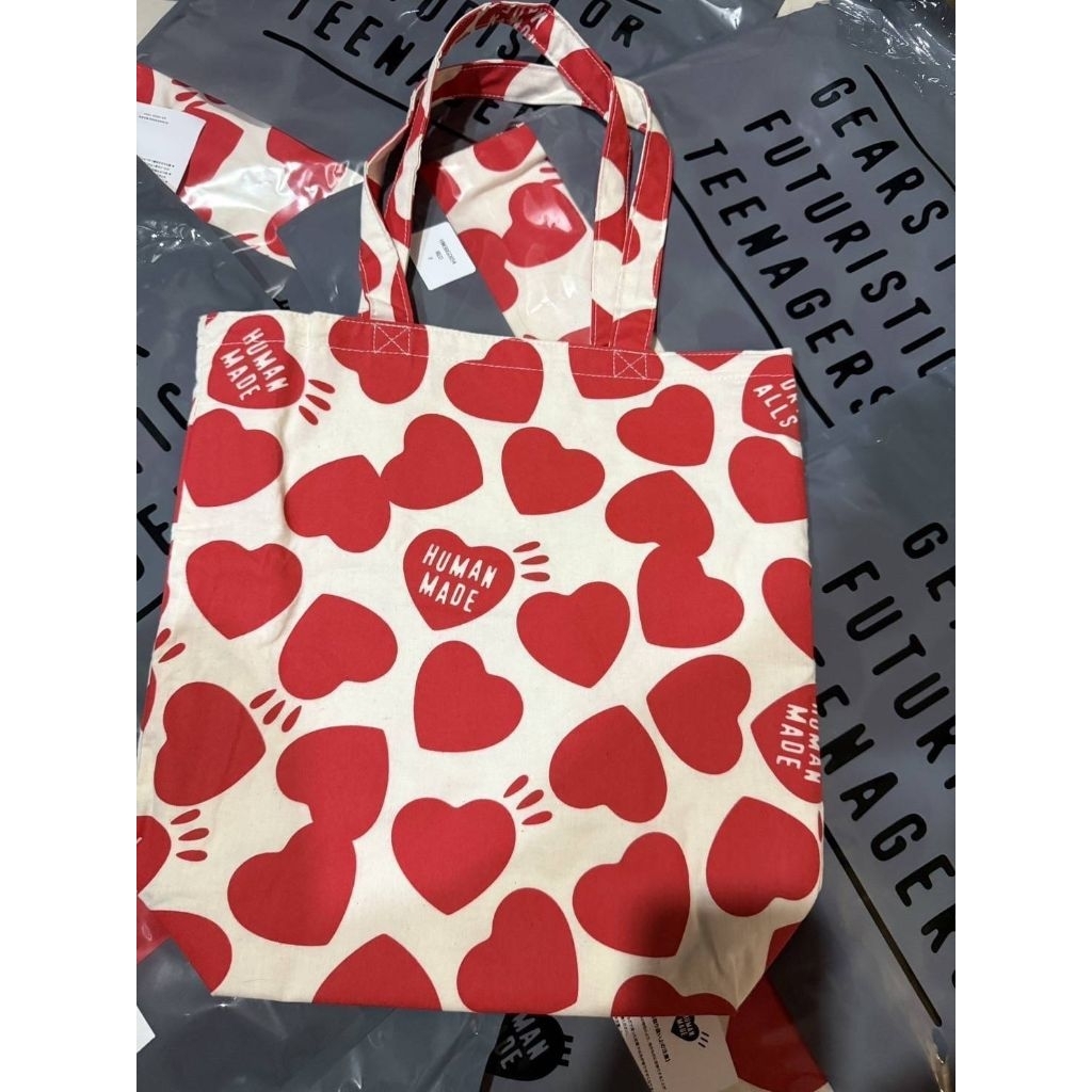 Human made Tote ❤️ กระเป๋าช้อปปิ้ง
