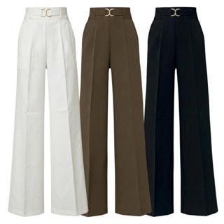 WALK-IN CLOSET กางเกงเอวสูงทรงกระบอก Women รุ่น BN022 แต่งอะ…