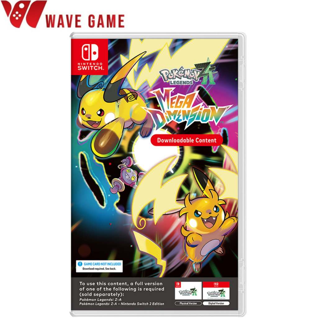 nintendo switch pokemon z - a mega dimension code in box ( english asia ) ไม่มีตลับเกมส์นะค่ะ