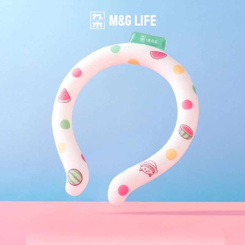M&G LIFE x zZoton Ice Neck Ring ปลอกคอไอศกรีมแตงโมหวาน เครื่องประดับคลายร้อน
