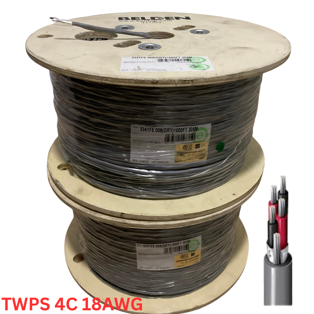 Belden 87xx สายสัญญาณคู่ ตีเกลียว Twisted Pair Cable Belden ,4Cx18AWG (แบ่งขาย)