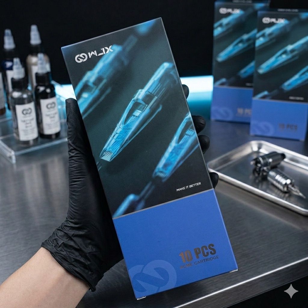 เข็มสัก WJX แท้ (Tattoo Needles) สำหรับเดินเส้น ลงสี ลงเงา ใช้ได้กับเครื่องเพนทุกรุ่น