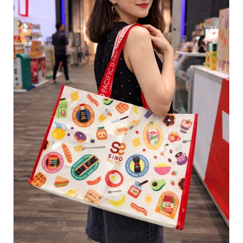 Shopping bag tote bag กระเป๋ากระสอบ ถุงชอปปิ้ง Emporium Emquartier Jules Loacker