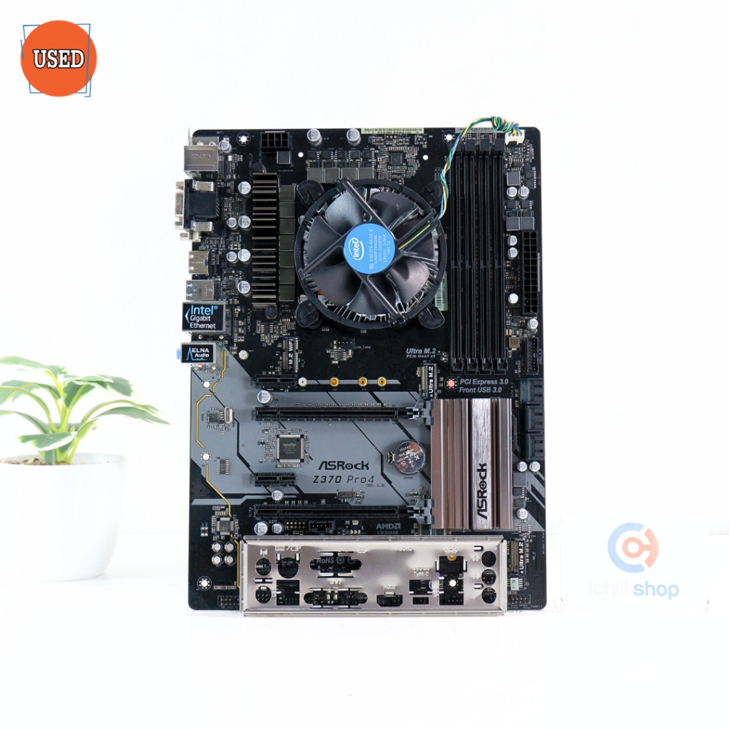 ชุดซีพียูพร้อมเมนบอร์ด CPU: INTEL CORE I5-8400 + MB: ASROCK Z370 PRO4 P15500