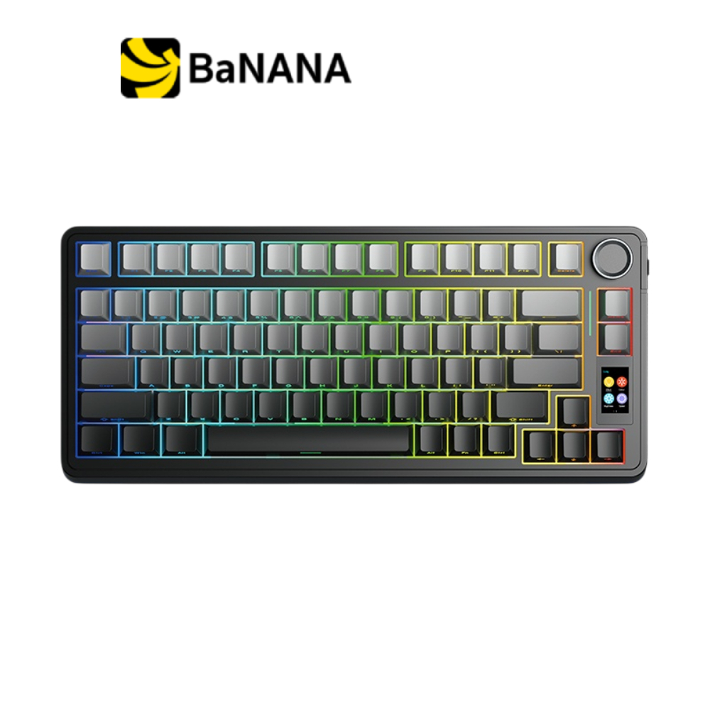คีย์บอร์ดเกมมิ่ง AULA S75PRO (GRADIENT GRAY) SKYBLUE SWITCH by Banana IT