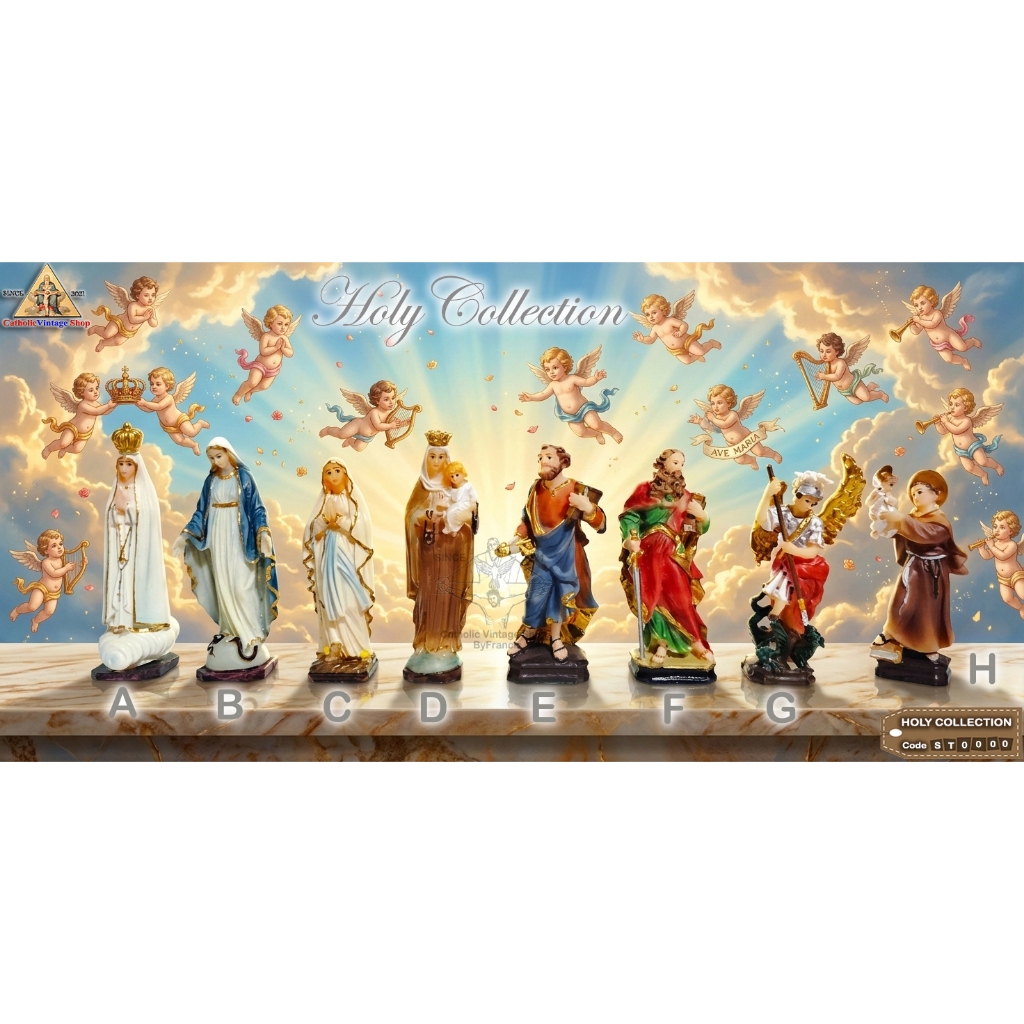 รูปปั้นพระแม่มารีย์ แม่พระ นักบุญ มินิมอล ขนาดเล็ก mary Saint Catholic Figurine คาทอลิก