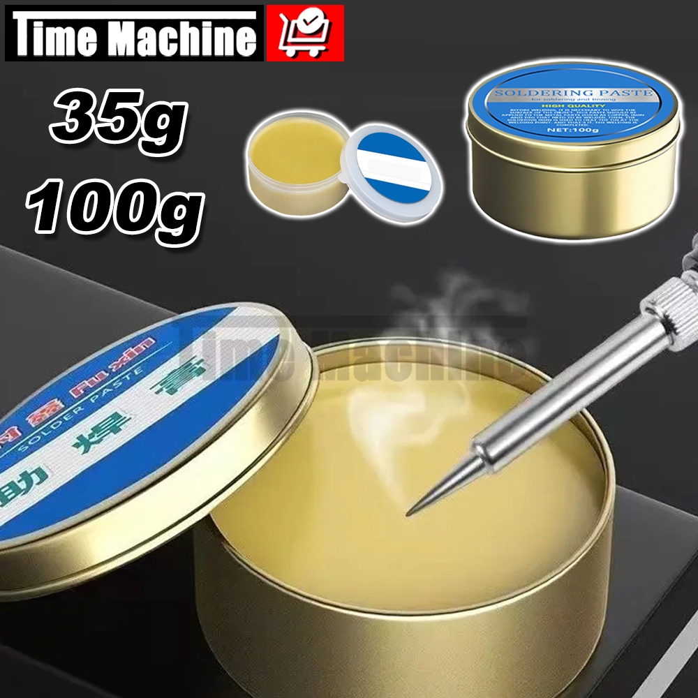 ฟลักซ์ น้ำยาบัดกรี 35g/100g Rosin Solder Paste Flux ตะกั่วฟรี อุณหภูมิต่ำ ไม่เหนียว สำหรับงานอิเล็กทรอนิกส์ บัดกรีแบต