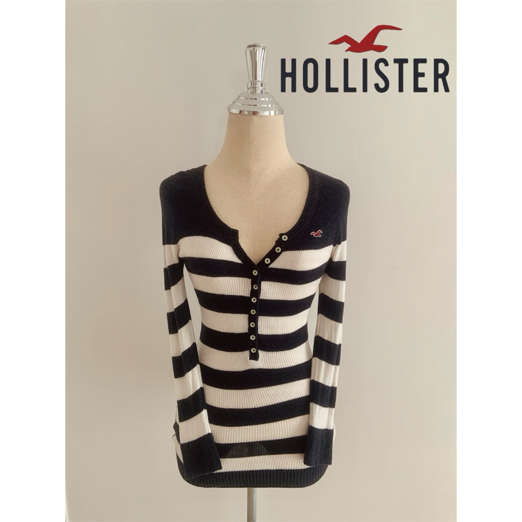 Hollister 2000s long sleeve top(size m)