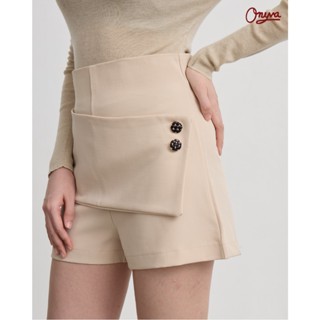 Onyva (โอนีวา) กางเกงขาสั้นผู้หญิงเอวสูง ดีไซน์แฟชั่น สาวอวบ…