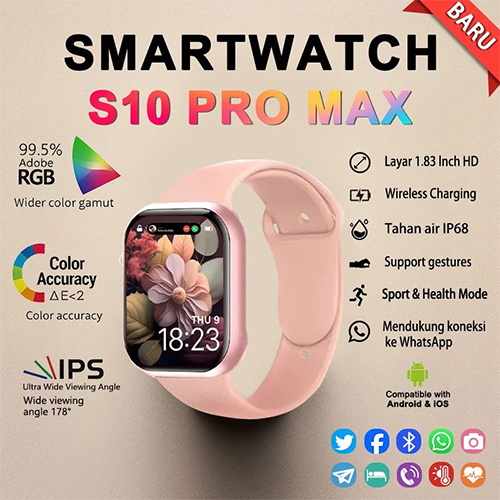 Gallxy🔥【Free 2 Strap】2026 Smart Watch S10 Pro Max watch11รุ่นใหม่ล่าสุด หน้าจอAMOLEDขนาด2.01นิ้วสมาร์ทวอช รองรับภาษาไทย