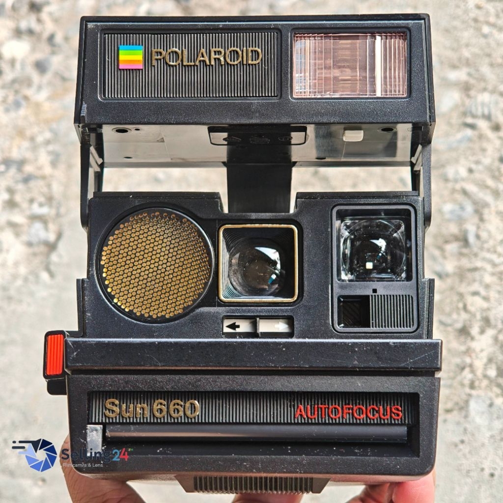 กล้องฟิล์ม Instant Polaroid Sun 660 Autofocus 600 film