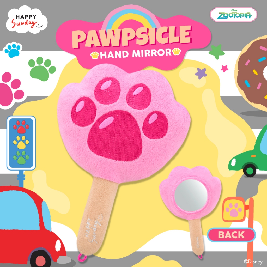 PAWPSICLE HAND MIRROR | กระจกถือ ZOOTOPIA