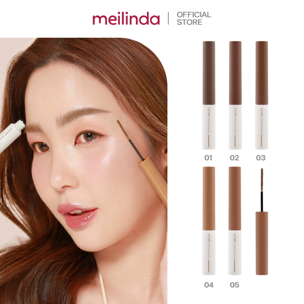 MEILINDA Skinny Brow Mascara มาสคาร่าปัดคิ้ว (MC3115)