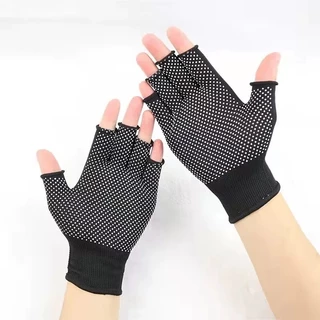 6คู่+6คู่=12คู่ ถุงมือ ผ้าไนลอน คละสี มีกันลื่น ถุงมือตุ๊กแก ใส่สบายไม่อึดอัด ใส่ทำงานได้
