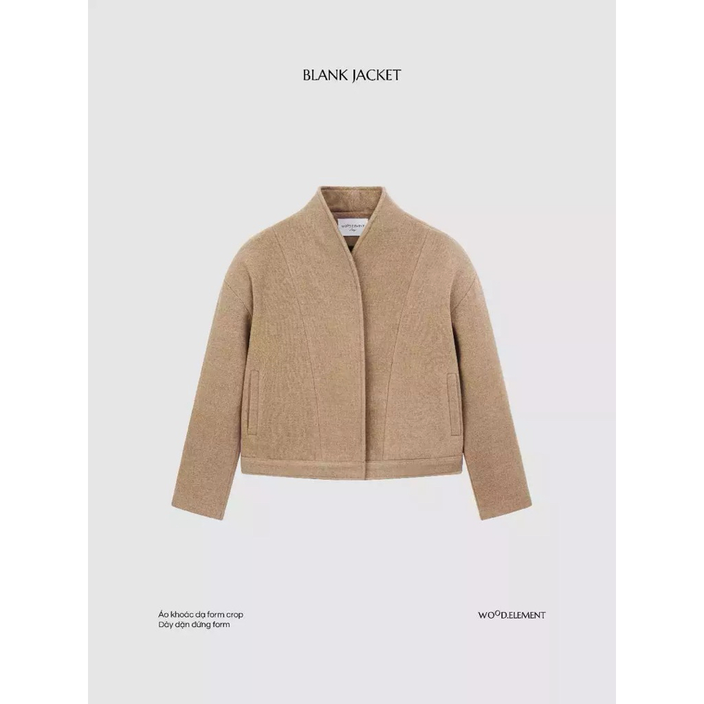 Brand : wdnt.st Wood.element 26 Pre-Spring  BLANK JACKET พรี 15-25 วัน 📍🇻🇳