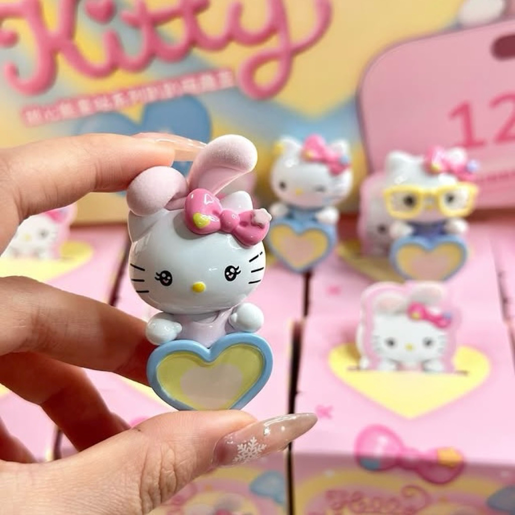(1 กล่องจุ่ม) Hello Kitty เกาะมือถือ Hipper รุ่นหูกระต่าย (พร้อมส่งในไทย 🇹🇭)