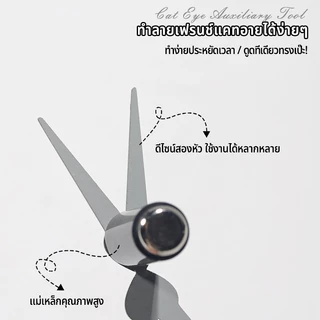 Nawoelite อะไหล่เล็บ แม่เหล็กคุณภาพสูง อุปกรณ์เสริมสำหรับทำเล็บลายแคทอาย DIY ต้องใช้แม่เหล็กขนาดใหญ่ ทำงานง่าย