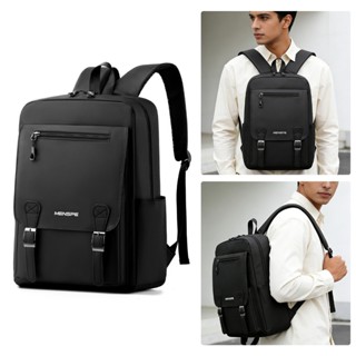 MENSPE แฟชั่นกระเป๋าเป้สะพายหลังผู้ชายแล็ปท็อปกระเป๋าเป้สะพา…