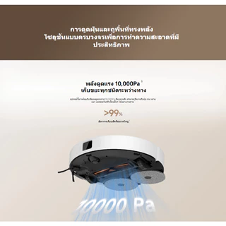 (NEW ) Xiaomi Smart Robot Vacuum H50 | พลังดูดแรง 10,000Pa | คําแนะนําด้วยเลเซอร์ LDS แผนที่ 360° | การควบคุมด้วยแอพ