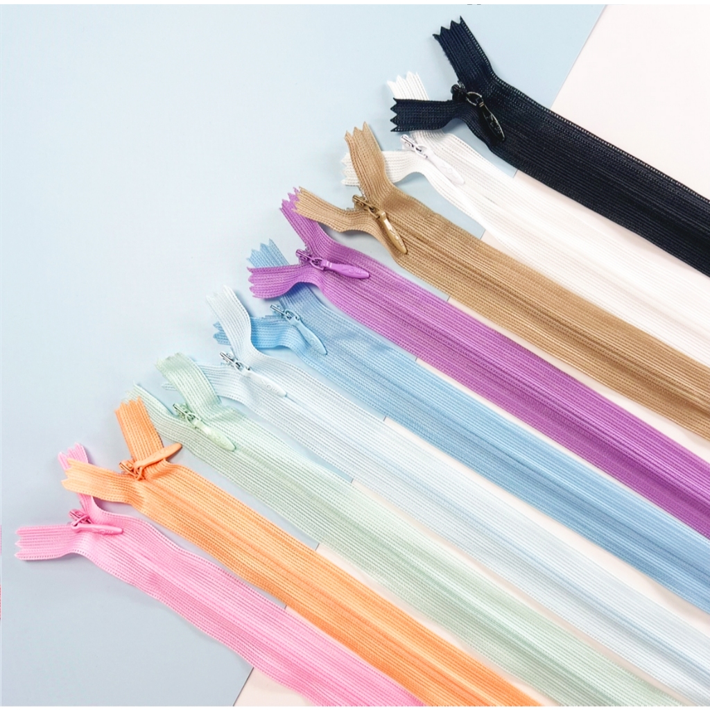 Zipper ซิปซ่อนเย็บเสื้อผ้า ขนาด 14 นิ้ว คุณภาพดี