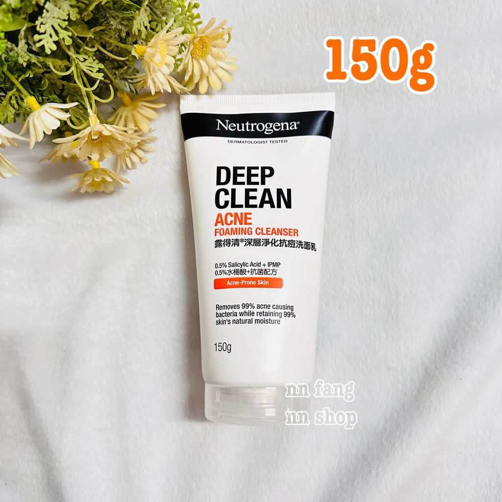 💢 💯%exp12/28 นูโทรจีนา ดีพ คลีน แอคเน่ โฟม คลีนเซอร์