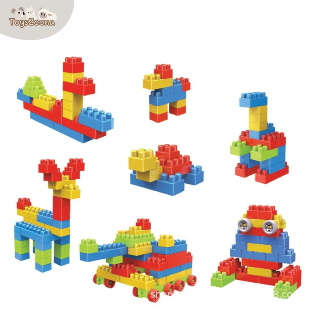 Toyszoona บล็อกตัวต่อ เลโก้ ชุดตัวต่อ 40/133/200 ชิ้น thumbnail 9