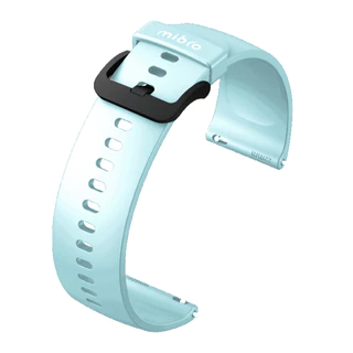 Mibro 22mm Silicone strap สายซิลิโคน เข้าได้กับนาฬิกาทุกรุ่น sky blue / light pink / light green /black