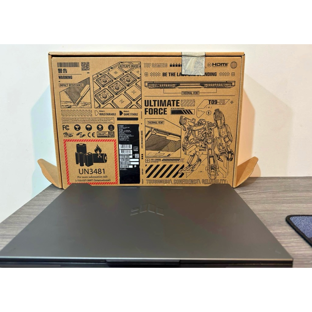 โน๊ตบุ๊ค Notebook Asus TUF Gaming F15 FX507VV-LP147W การ์ดจอ RTX4060 แรงๆ ทำงานกราฟฟิก เล่นเกมอื่นๆส