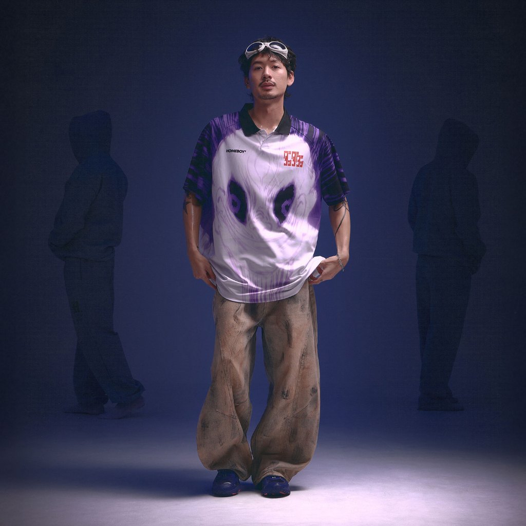 HOMEBOY เสื้อOVERSIZE  HB.EVIL.EYE.JERSEY   เจอร์ซี่ ใส่ได้ทุกวัน