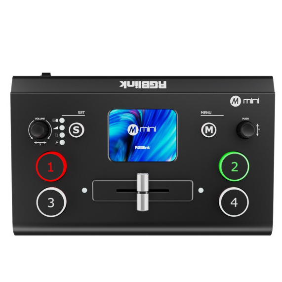 RGBlink MINI V3 HDMI Live Streaming Switcher 4K60 Input มี USB3.0 สำหรับ Live stream