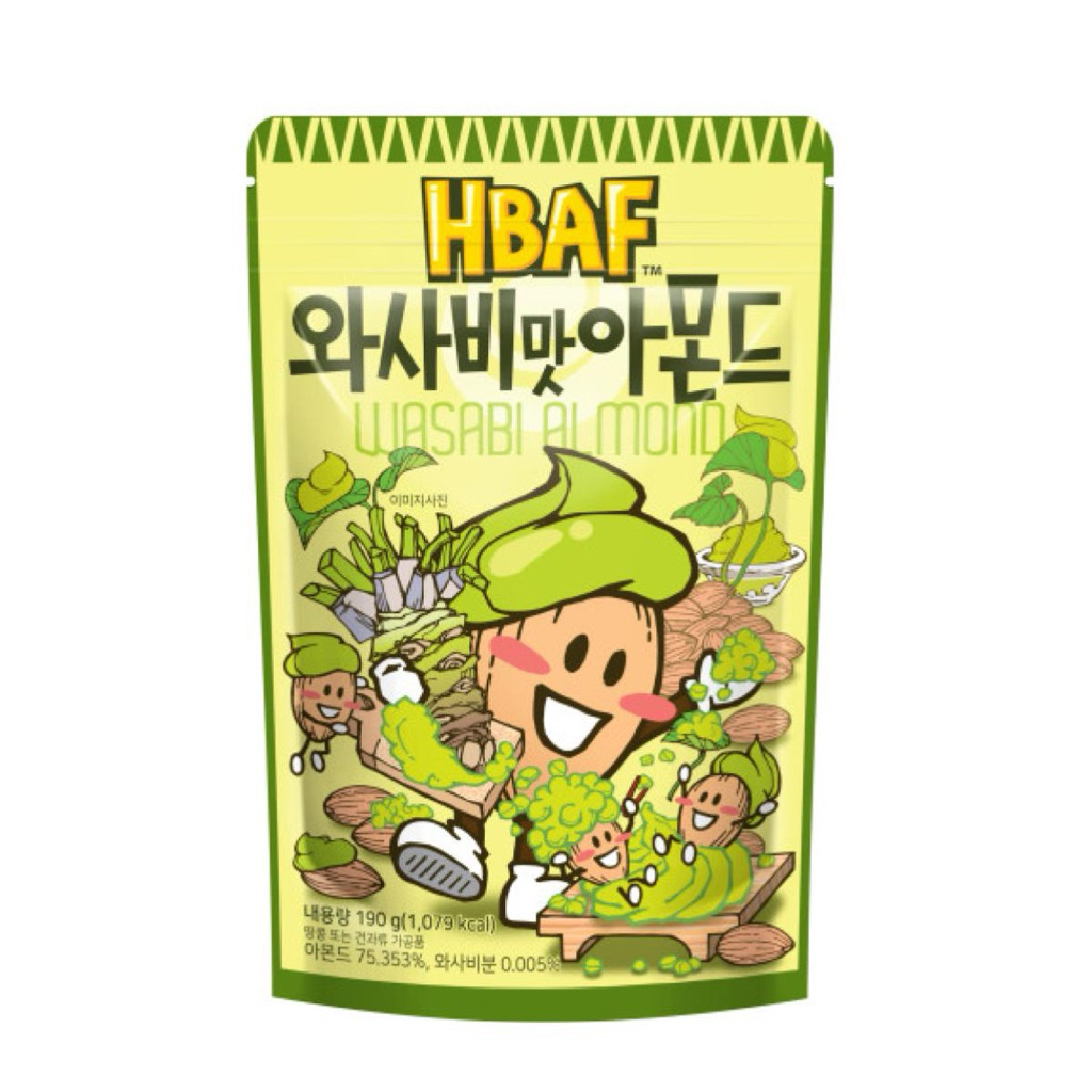 HBAF อัลมอนด์อบรสวาซาบิ 190 กรัม