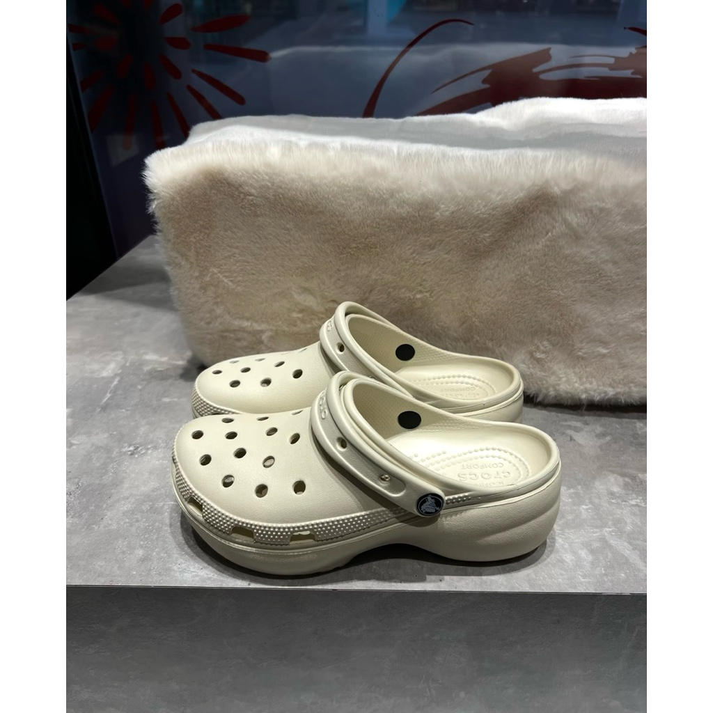 [พร้อมส่ง] crocs platform clog [มีใบเสร็จ]