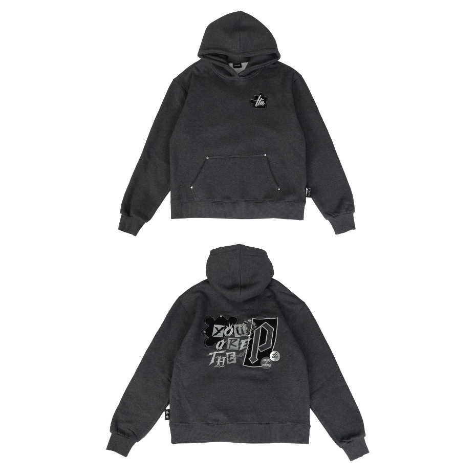 URTHE x PERSES - เสื้อฮู้ด แขนยาว Oversize รุ่น PIECES HOODIE