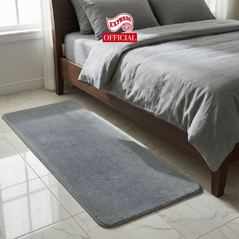 EXPRESS CARPET พรมเช็ดเท้ายาว 50x120cm หนานุ่ม16-30mm พร้อมส่ง พรมขนนุ่มมีกันลื่น ซักได้ แห้งไว