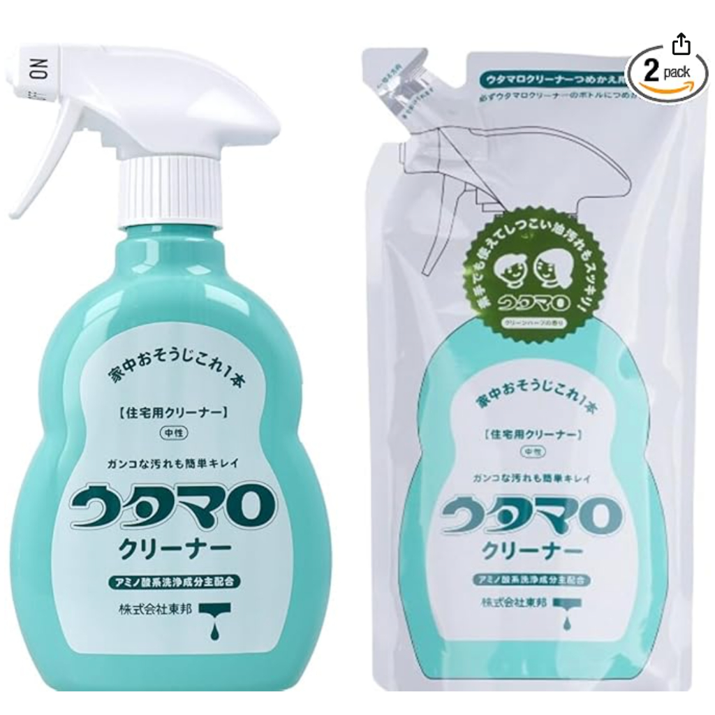 Utamaro Cleaner Set (Main Bottle 400 ml + Refill 350 ml) [Direct from Japan]