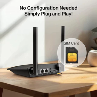 TP-Link TL-MR101 เราเตอร์ใส่ซิม 300 Mbps Wireless N 4G LTE Router รองรับ 4G ทุกเครือข่าย* ประกัน 3 ปี