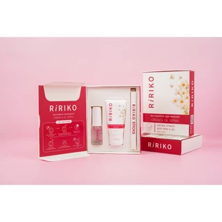 RIRIKO SILK SENSITIVE HAIR REMOVER CREAM & OIL SPRAY ผลิตภัณฑ์กำจัดขน