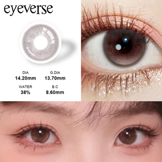 Eyeverse คอนแทคเลนส์ Cherrish Pink รายเดือน เก็บเงินปลายทาง 14.2 มม ใช้ได้ 6 เดือน สวยธรรมชาติ สบายตา ตาโตสดใส