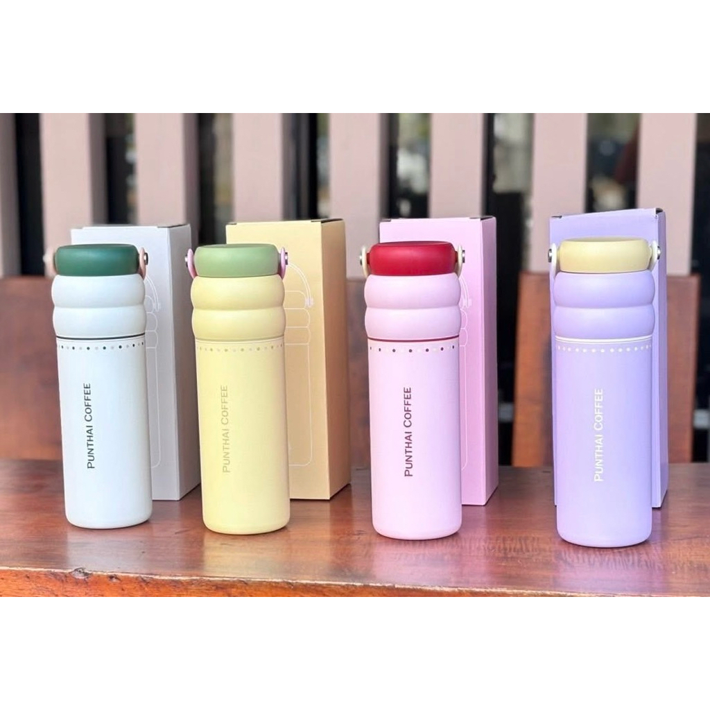 PunThai Coffee แก้วเก็บอุณหภูมิ รุ่น มิชลิน Michelin Tumbler  สินค้าพรีเมี่ยมกาแฟพันธุ์ไทย 2026