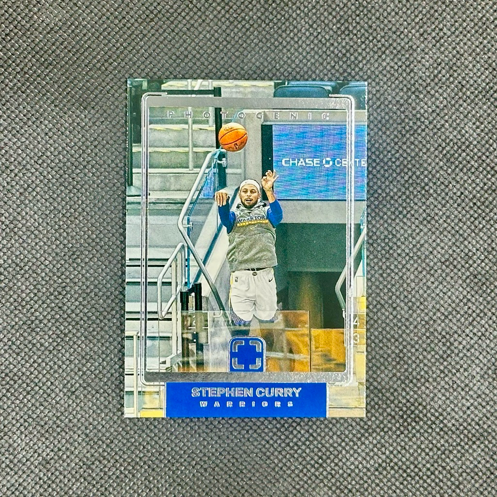2021-22 Panini Photogenic STEPHEN CURRY Pregame Golden State Warriors SP