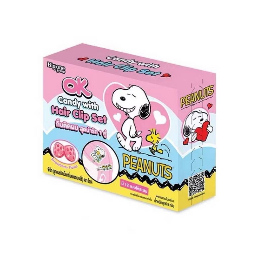 ( มีของพร้อมส่ง ) 7-11 X Big One Peanut กิ๊บติดผมสนูปปี้ Hair Clip Snoopy ของแถมขนม 7 Eleven