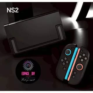 เคส Nintendo Switch 2 สีพาสเทล วัสดุพลาสติกPC พลาสติกไม่กัดตัวเครื่อง กางขาตั้งเครื่องได้ For Nintendo Switch2