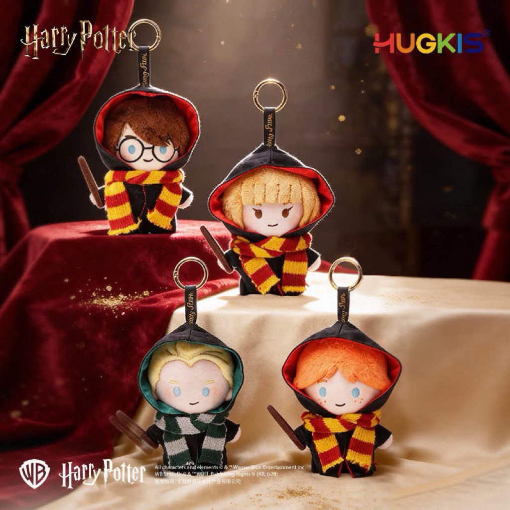 Harry Potter / Hermione / Ron / Draco Keychain (ลิขสิทธิ์แท้) แฮร์รี่พอตเตอร์ เฮอร์ไมโอนี่ รอน เดรโก พวงกุญแจ ของสะสม