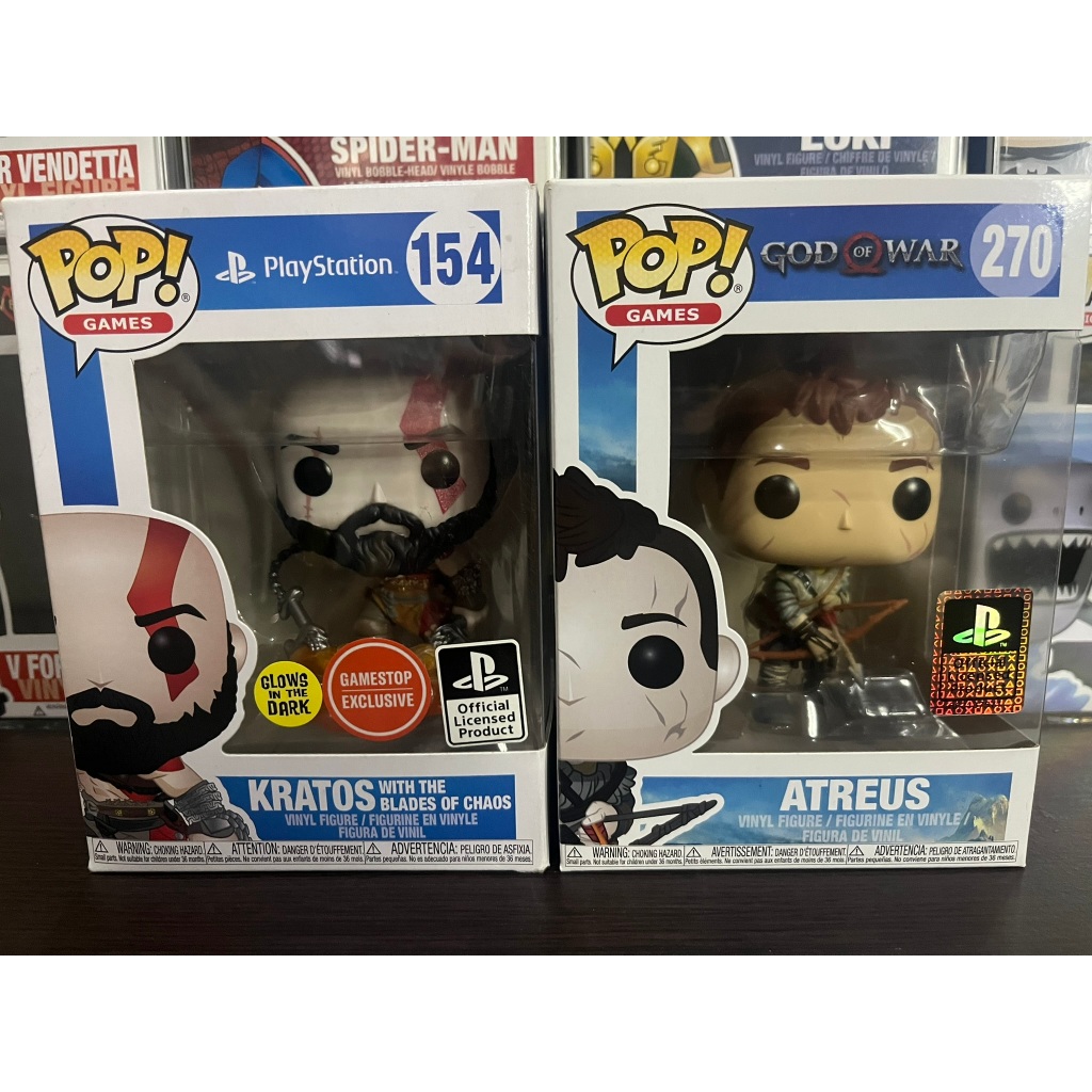 [RARE] ฟิกเกอร์ Funko Pop Games God of War: Kratos / Atreus งานแรร์